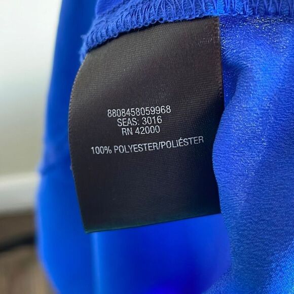 EUC Attention Blue Open Back Tank Top - XS - Picture 7 of 7